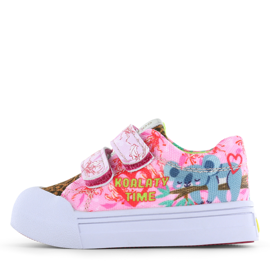 Go Bananas sneaker klittenband - Koala