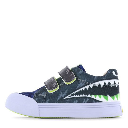Go Bananas sneaker klittenband – Shark