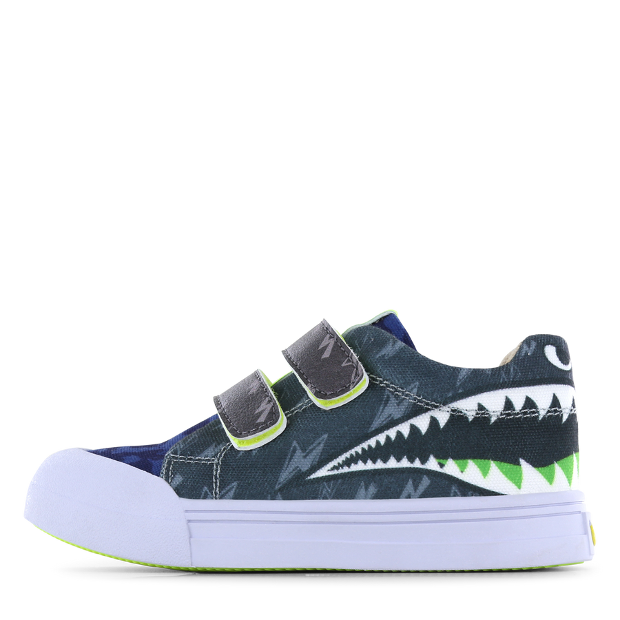 Go Bananas sneaker klittenband – Shark