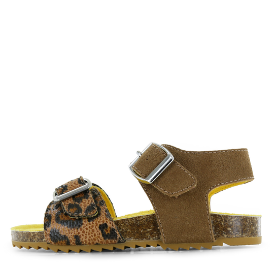 Go Banana‘s sandaal – Cognac Leopard