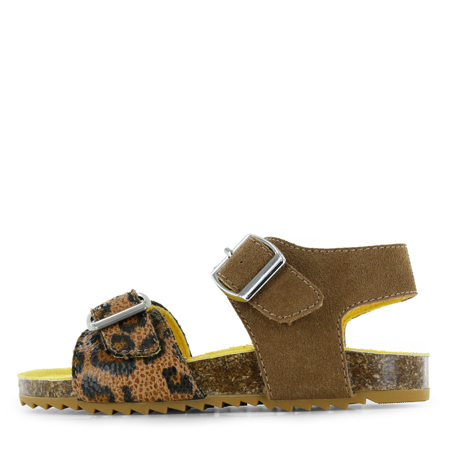 Go Banana‘s sandaal – Cognac Leopard